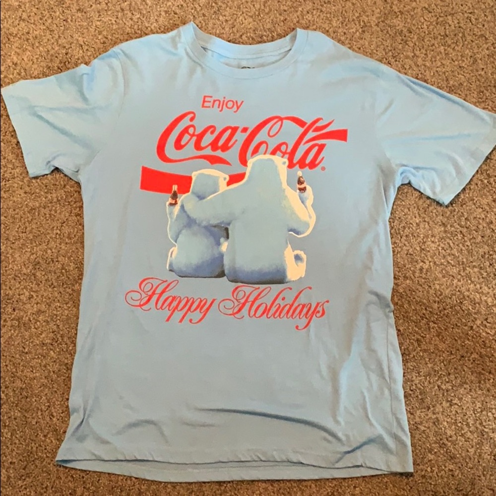 Coke holiday shirt